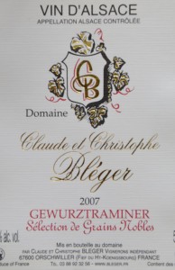 Vin d'Alsace - Les Sélections de Grains Nobles